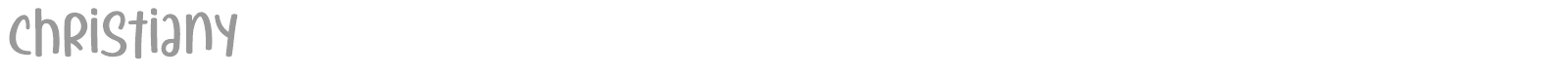 Christiany font preview